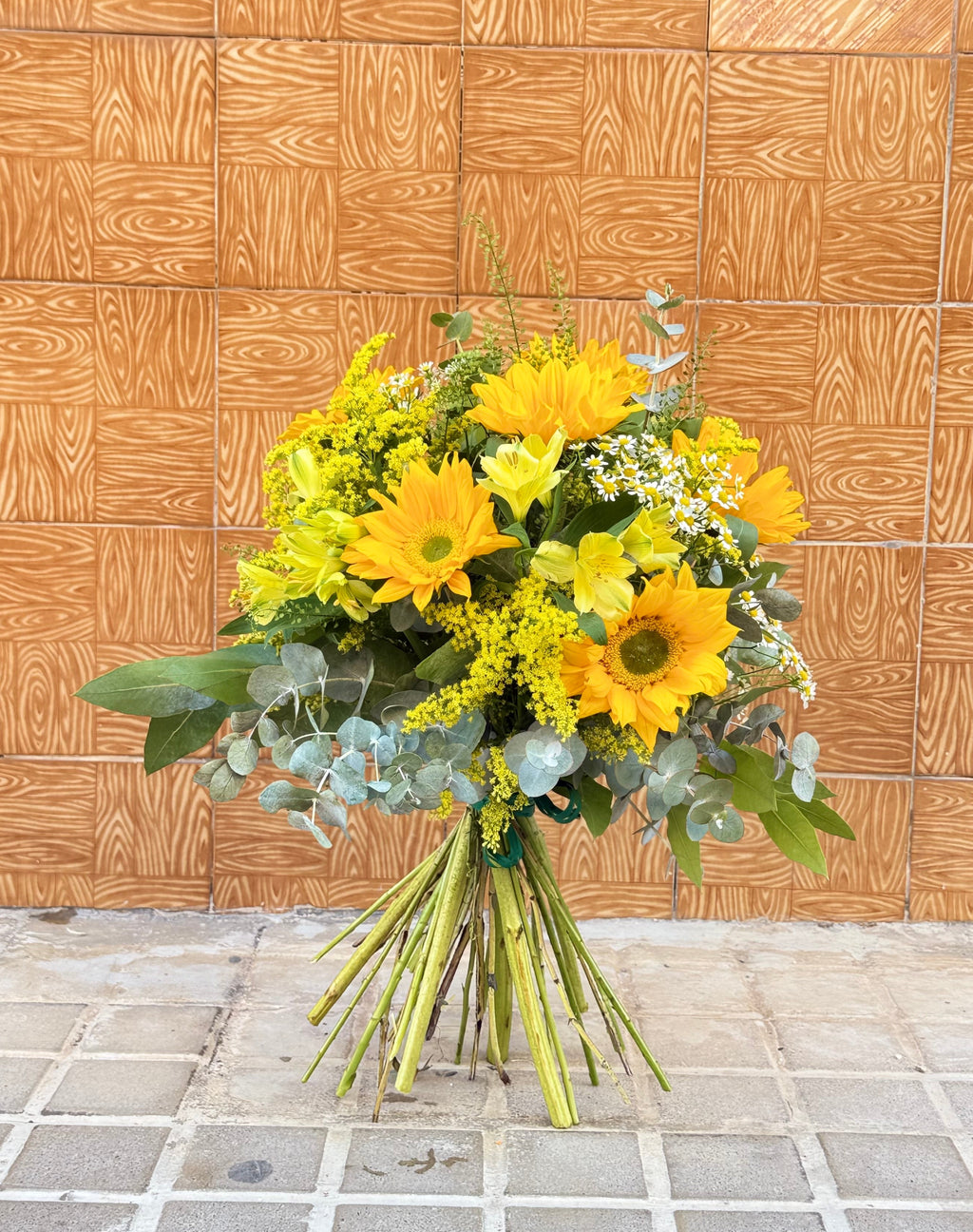 Ramo Solsticio | Ramo de girasoles y rosas