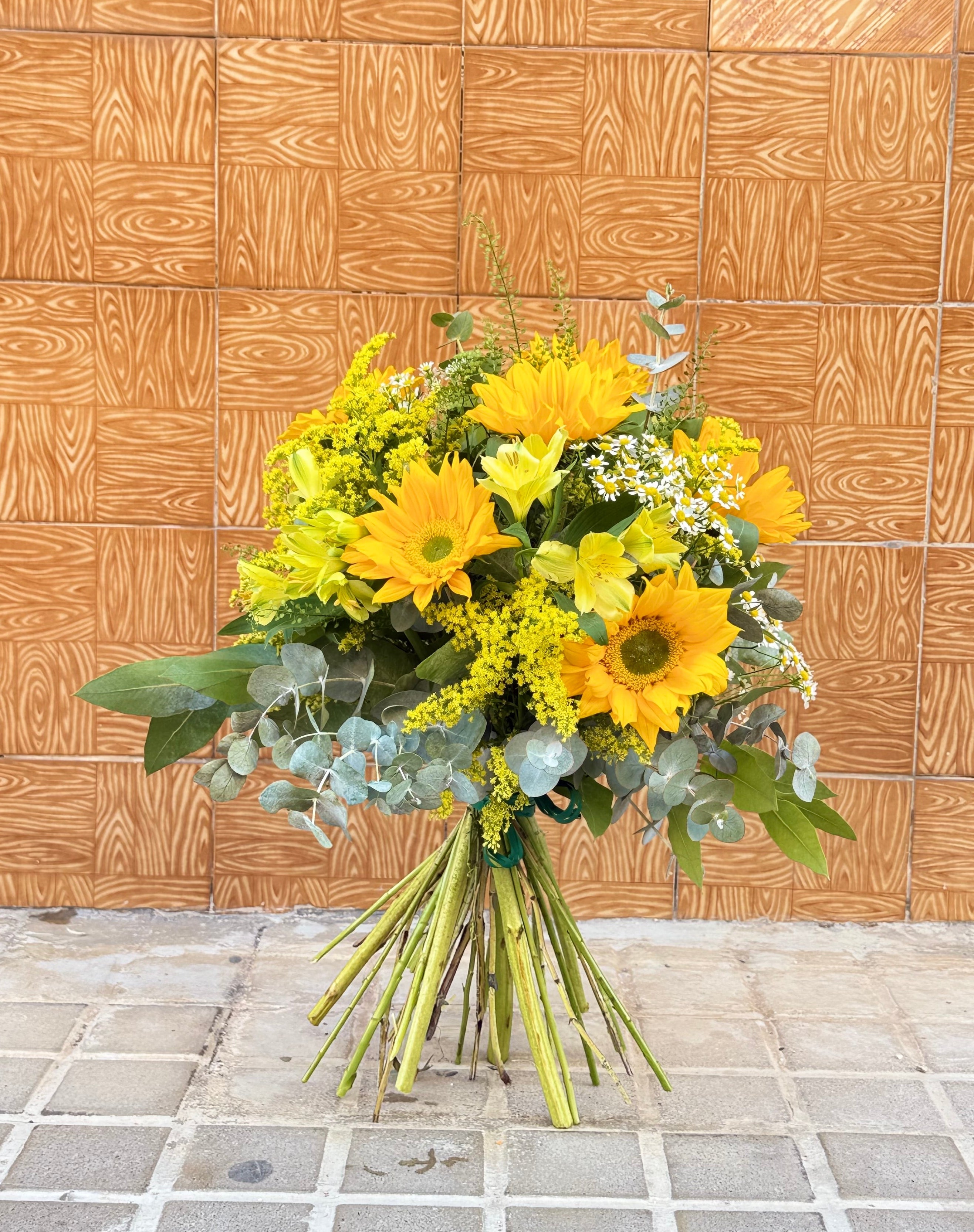 Ramo Solsticio | Ramo de girasoles y rosas