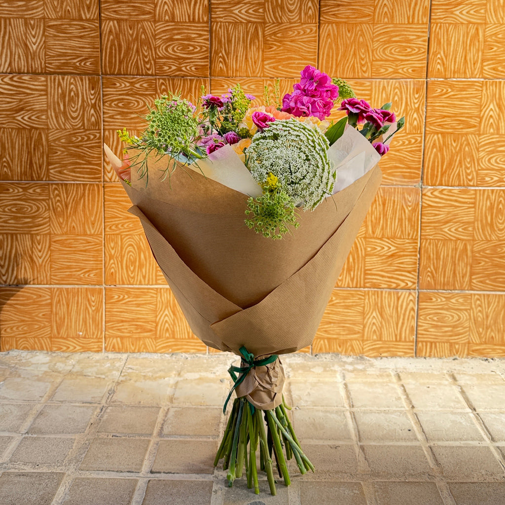 Ramo Celia | Ramo de flores primaverales en tonos vibrantes