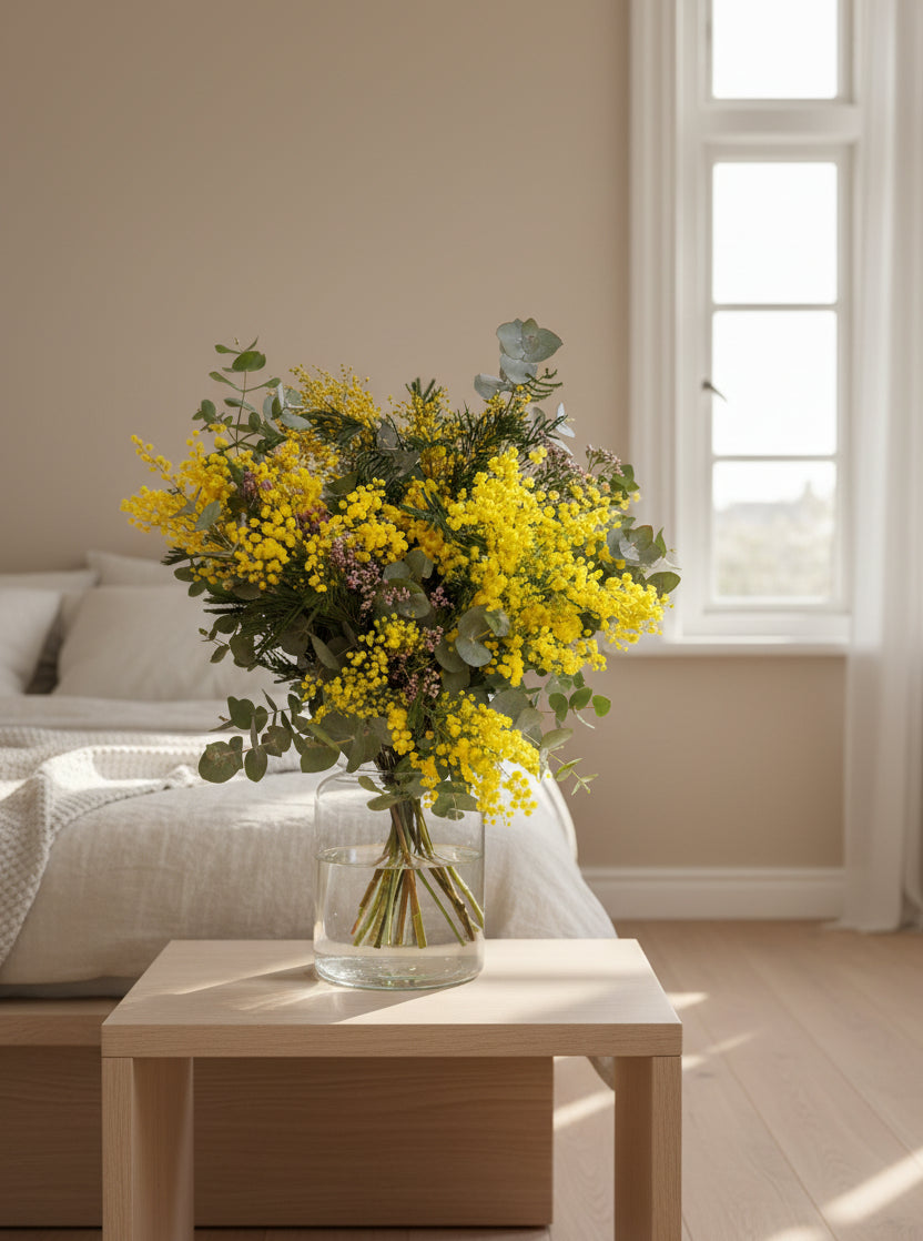 Ramo Mimosa con Jarrón incluido