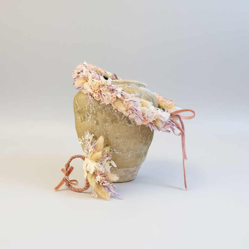 Pack Coronita & pulsera en Flor Preservada