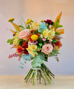 Flores de otoño, Arreglo de flores, Rosas Naturales