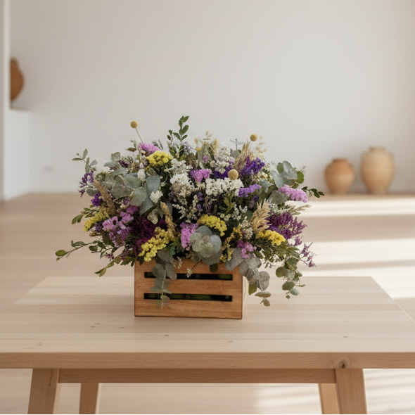 Caja Véline | Caja floral de flores secas naturales