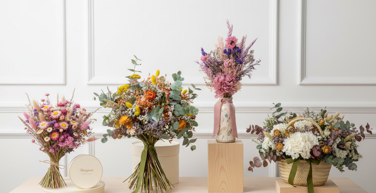 Escaparate flores secas - Margaret, Pradera Áurea, Centro Noa, Campo Selecto